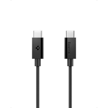 USB-C Daten- und Ladekabel - USB-C Spigen Essential, 60W, 1m, Schwarz
