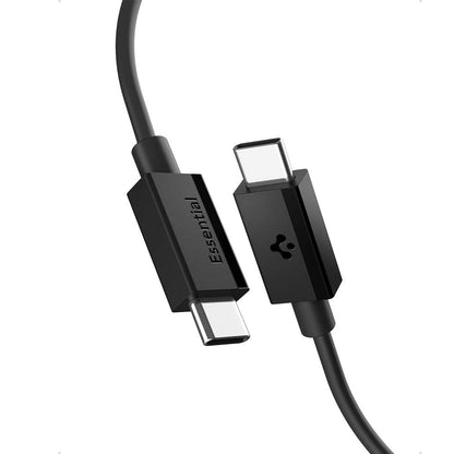 USB-C Daten- und Ladekabel - USB-C Spigen Essential, 60W, 2m, Schwarz