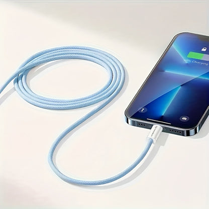 Câble de Données et de Charge USB-C - USB-C Techsuit PCB114D, 60W, 1m, Bleu
