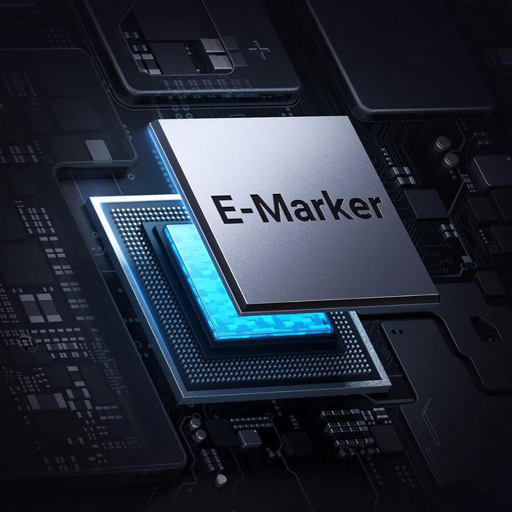 Câble de Données et de Charge USB-C - USB-C UGREEN 65866 Display, 240W, 1m, Gris