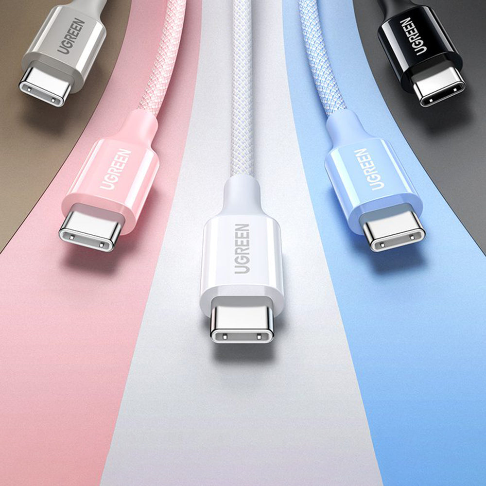 Daten- und Ladekabel USB-C - USB-C UGREEN L501, 60W, 2m, Grau