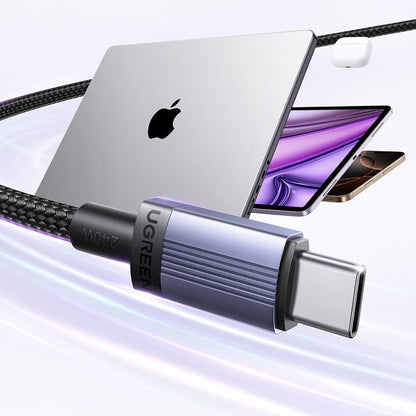 Daten- und Ladekabel USB-C - USB-C UGREEN L532, 240W, 3m, Grau