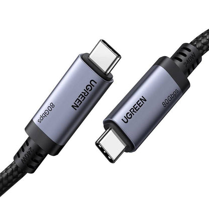 Daten- und Ladekabel USB-C - USB-C UGREEN L706 (65383), 240W, 1m, Schwarz