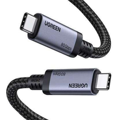 Daten- und Ladekabel USB-C - USB-C UGREEN L706 (65383), 240W, 1m, Schwarz