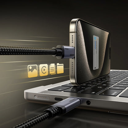 Daten- und Ladekabel USB-C - USB-C UGREEN L706 (65383), 240W, 1m, Schwarz