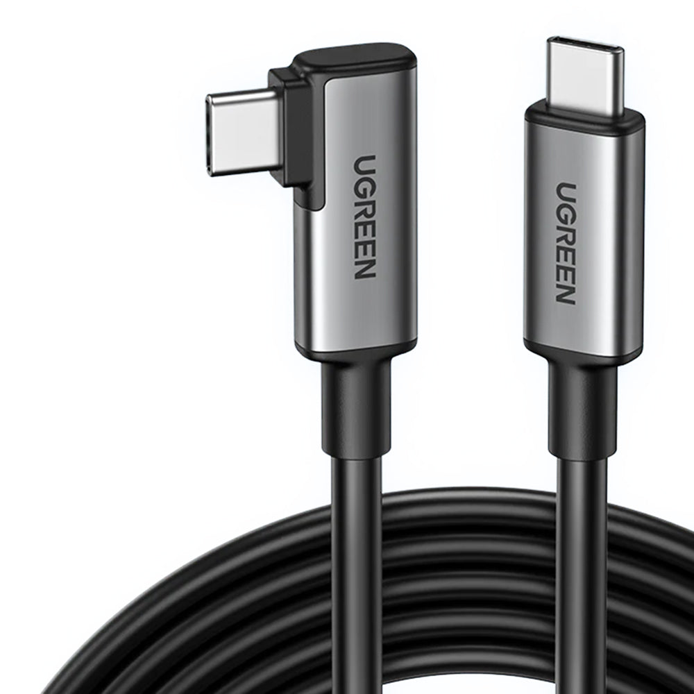 USB-C Data and Charging Cable - USB-C UGREEN US551 (90629) Angled, 60W, 5m, Black