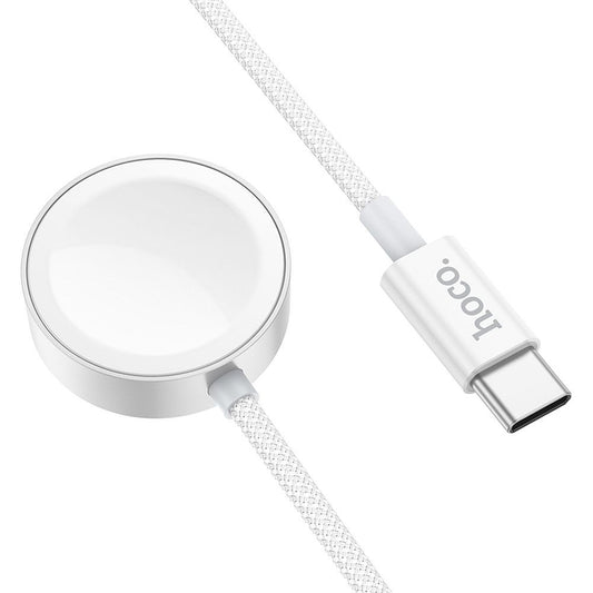 Câble de chargement HOCO CW59 pour Apple Watch / Samsung Galaxy Watch Series, Blanc