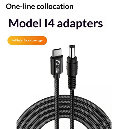 OEM-Ladekabel, 2m, 14in1, Schwarz