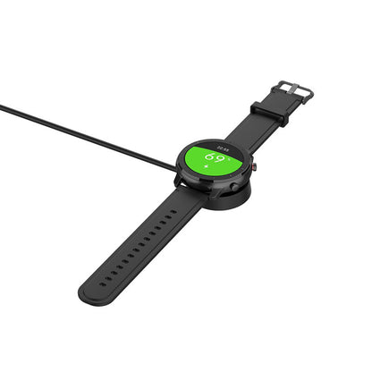 Ladekabel Techsuit THA1 für Amazfit Watch Series, USB-A, Schwarz