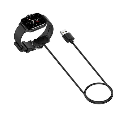 Ladekabel Techsuit THA6 für Amazfit Watch Series, USB-A, Schwarz