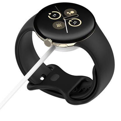 Câble de Chargement Techsuit THC5 pour Google Pixel Watch 3 45mm / Watch 3 41mm, USB-A, Blanc