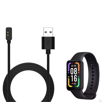 Câble de Chargement Techsuit TXC2 pour Xiaomi Smart Band 7 Pro / Redmi Watch 2 / Watch 2 Lite, USB-A, Noir