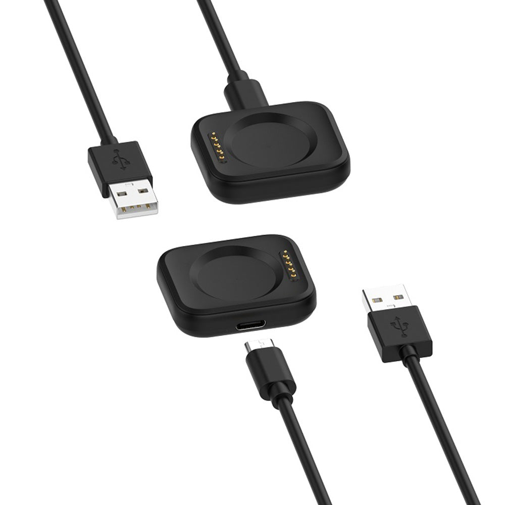 Techsuit TXC8 Charging Cable for Oppo Watch / OnePlus Watch Series, USB-A, Black
