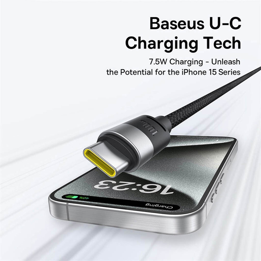 Câble de charge USB-A - Lightning / microUSB / USB-C Baseus StarSpeed 3in1, 20W, 0.6m, Noir P10319900111-00