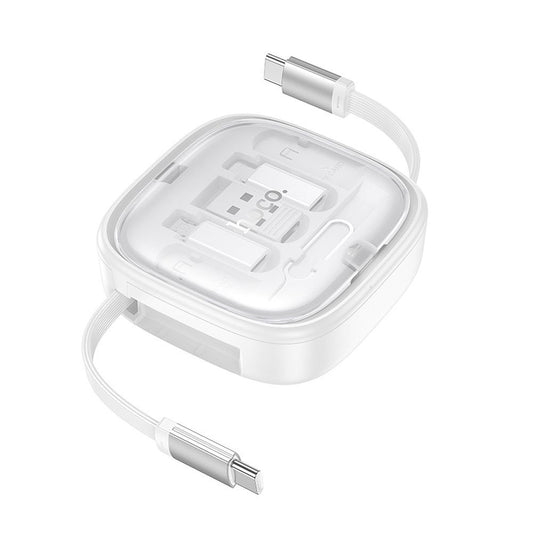 Câble de Données et de Charge USB-C - USB-C HOCO U140, 60W, 0.95m, Blanc