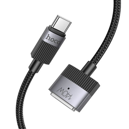 Ladekabel HOCO U141, USB-C - MagSafe 3, 140W, 1,8m, Schwarz
