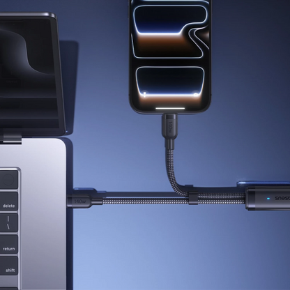 USB-C Charging Cable - 2 x USB-C Baseus Flash 4 2in1, 140W, 1.5m, Black E0426X00