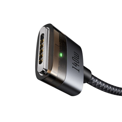 Ladekabel McDodo CA-2070, USB-C - MagSafe 3, 140W, 2m, Schwarz
