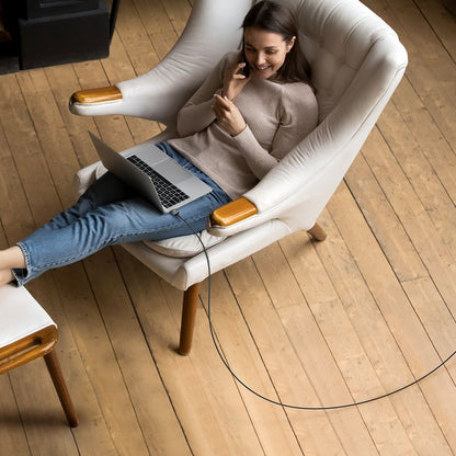 Ladekabel McDodo CA-2070, USB-C - MagSafe 3, 140W, 2m, Schwarz