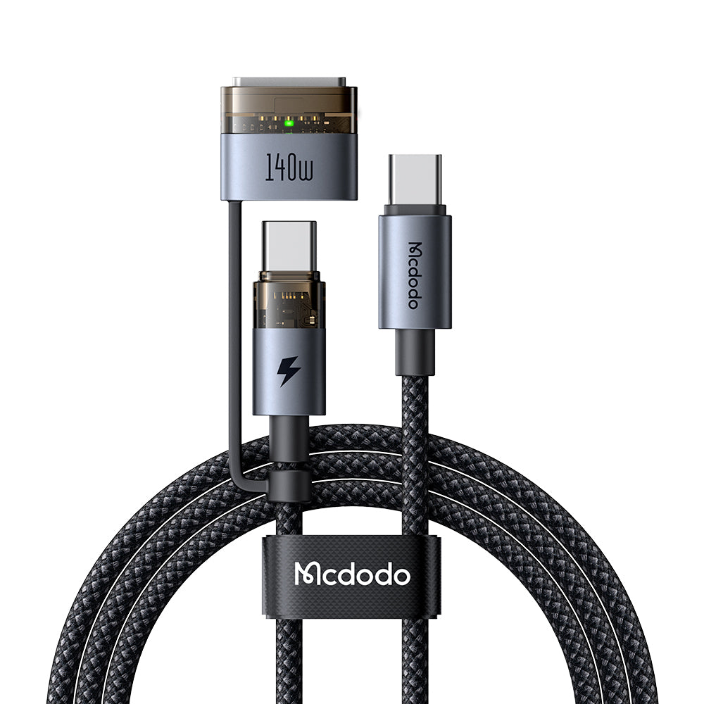 USB-C Ladekabel - USB-C / MagSafe 3 Mcdodo CA-8860, 240W, 2m, Schwarz