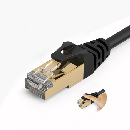 Orico PUG-C7 Netzwerkkabel, UTP, Cat7, 5m, Schwarz