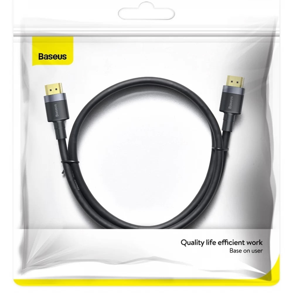 Video-Kabel Baseus Cafule, HDMI - HDMI, 4K, 2m, Schwarz CADKLF-F01