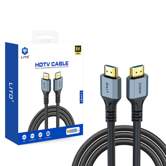 Lito HD119 Video Cable, HDMI - HDMI, 8K, 1.8m, Black