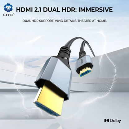 Lito HD119 Video Cable, HDMI - HDMI, 8K, 1.8m, Black