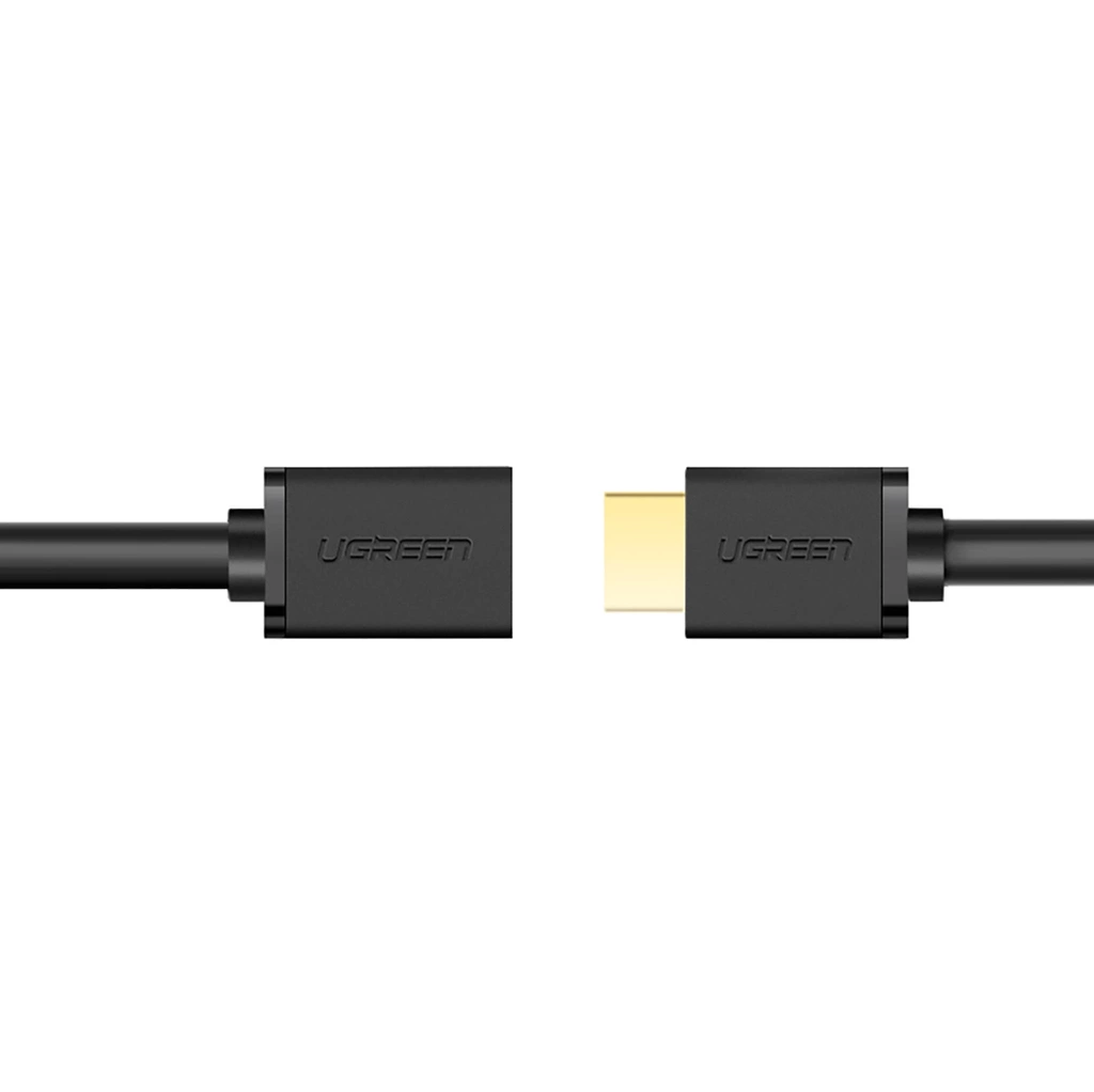Verlängerungsvideokabel UGREEN HD107, HDMI - HDMI, 4K, 5m, Schwarz