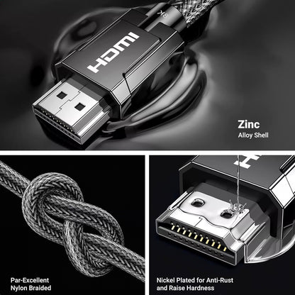 Câble Vidéo UGREEN, HDMI - HDMI, 8K, 1.5m, Noir