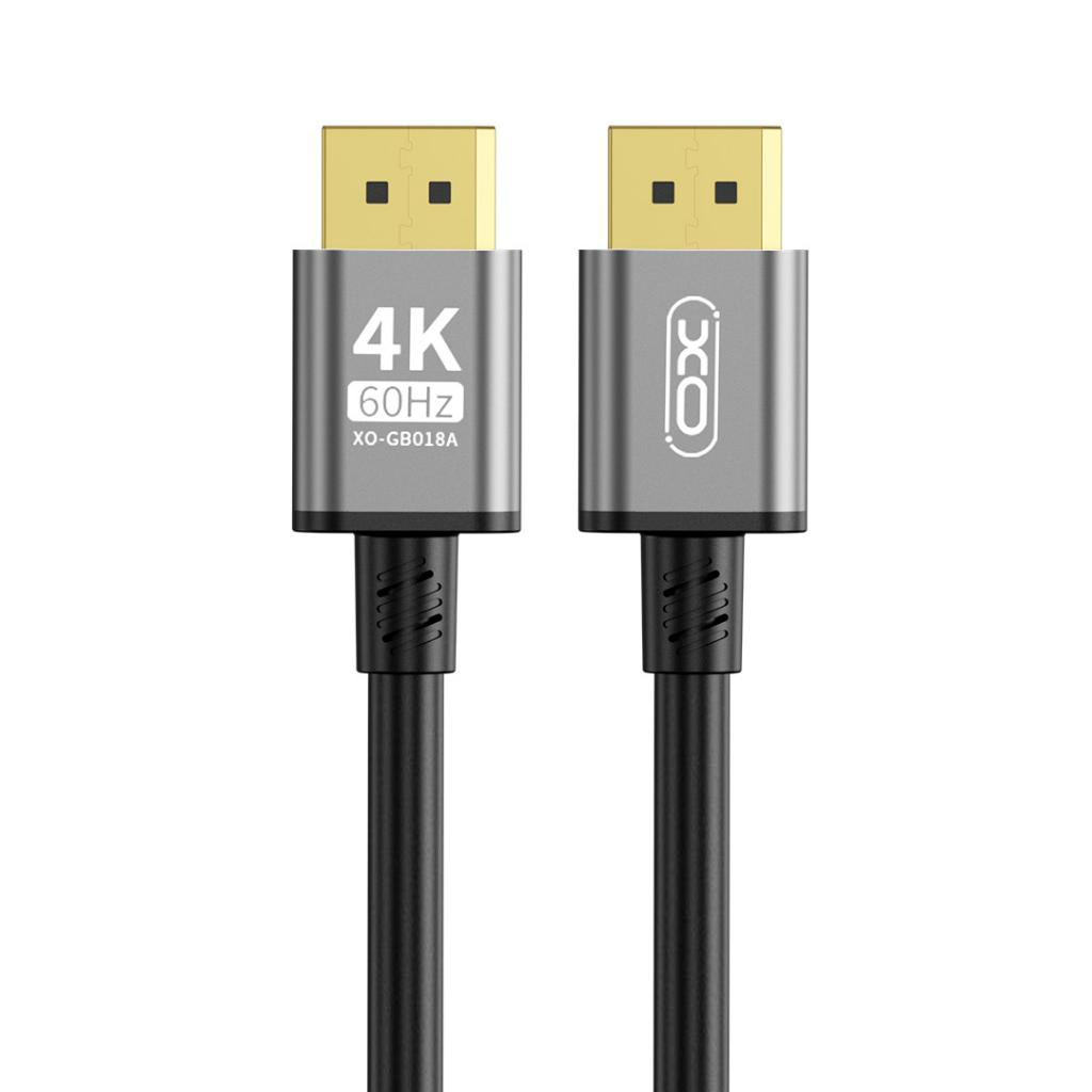 Câble Vidéo XO Design GB018A, DisplayPort - DisplayPort, 4K, 3m, Noir