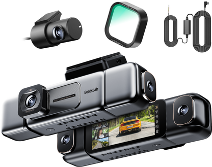 Caméra Auto Avant Arrière Botslab G980H 4CH, 3K, Wi-Fi, GPS, Écran 3,18 pouces