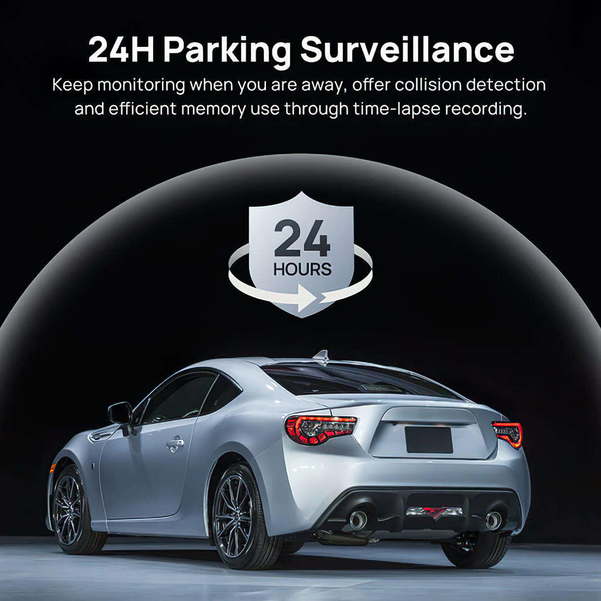 Caméra Auto Avant Arrière 70mai Dash Cam A510, 3K, GPS, Wi-Fi, Écran 2 pouces