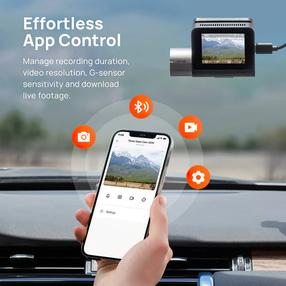 Caméra Auto Avant Arrière 70mai Dash Cam A510, 3K, GPS, Wi-Fi, Écran 2 pouces