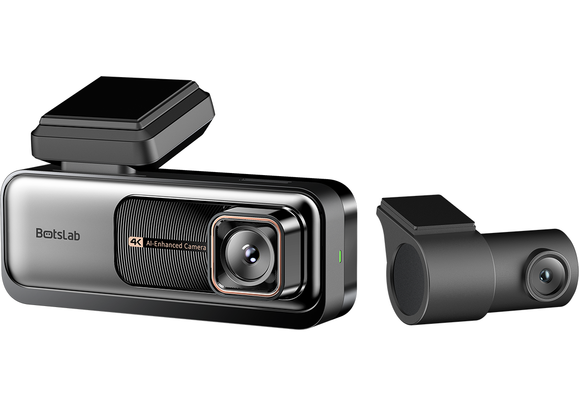Caméra Auto Avant Arrière Botslab G980H Pro, 4K, Wi-Fi, GPS, Écran 2,45 pouces