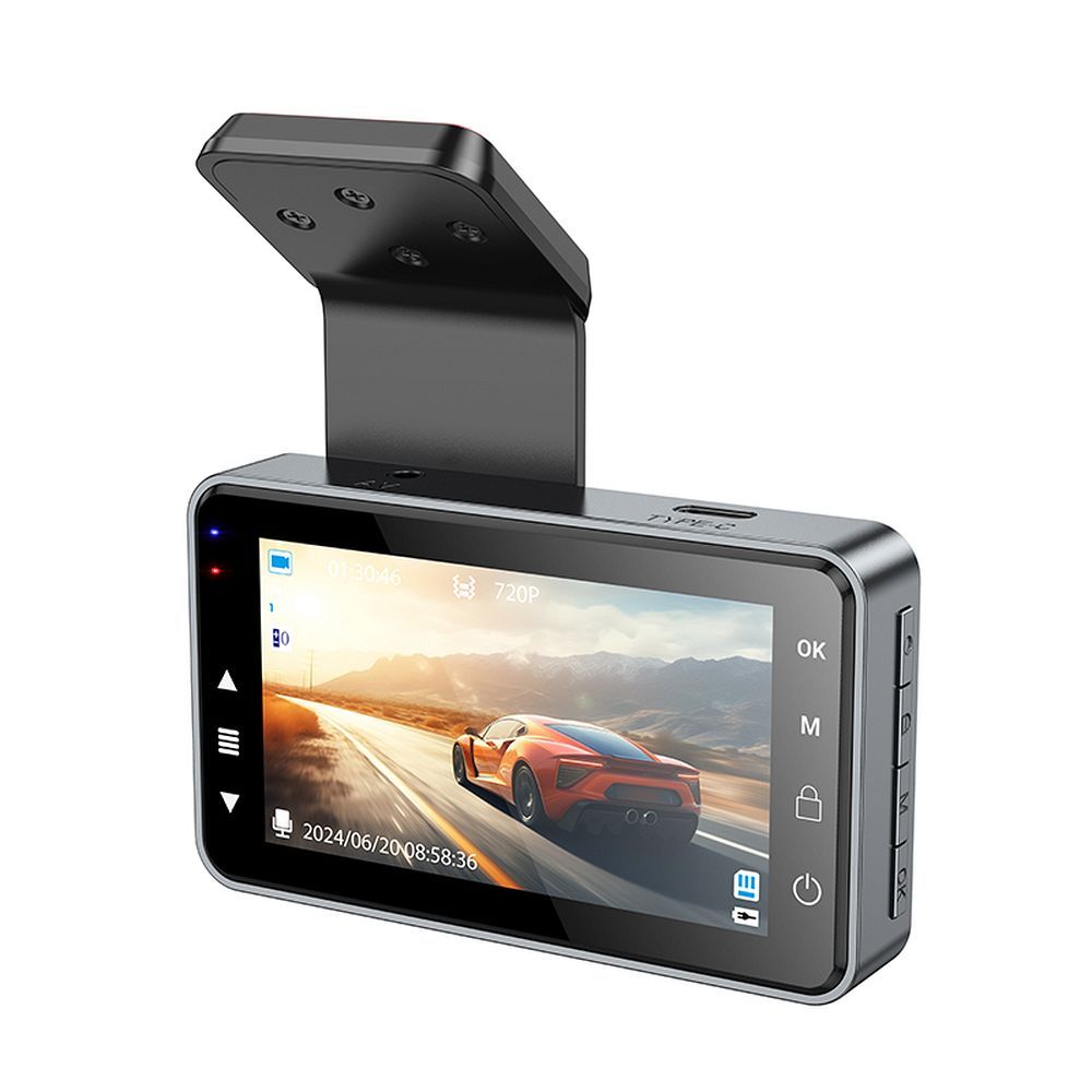Caméra Auto HOCO, 1280P, Affichage 3 pouces
