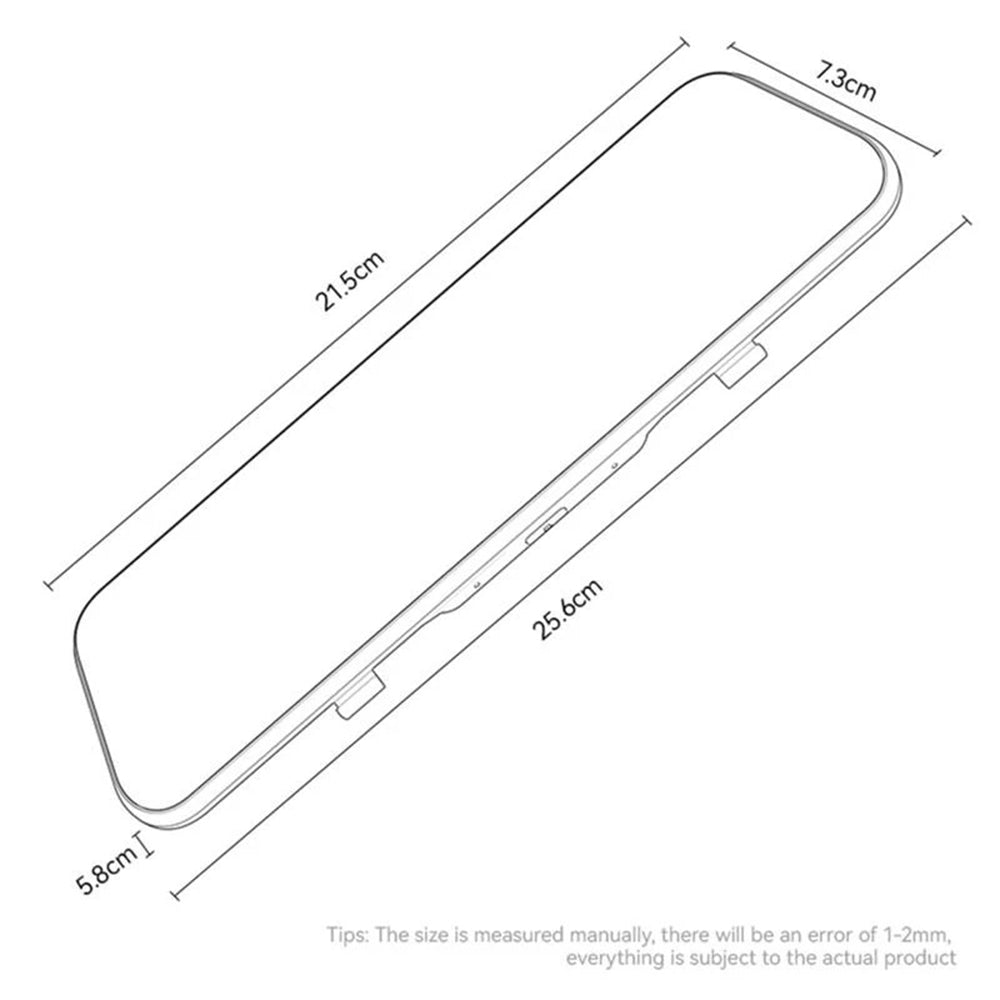 Yesido KM24 Auto-Kamera mit Carplay / Android Auto, 4K, 9.66 Zoll Display