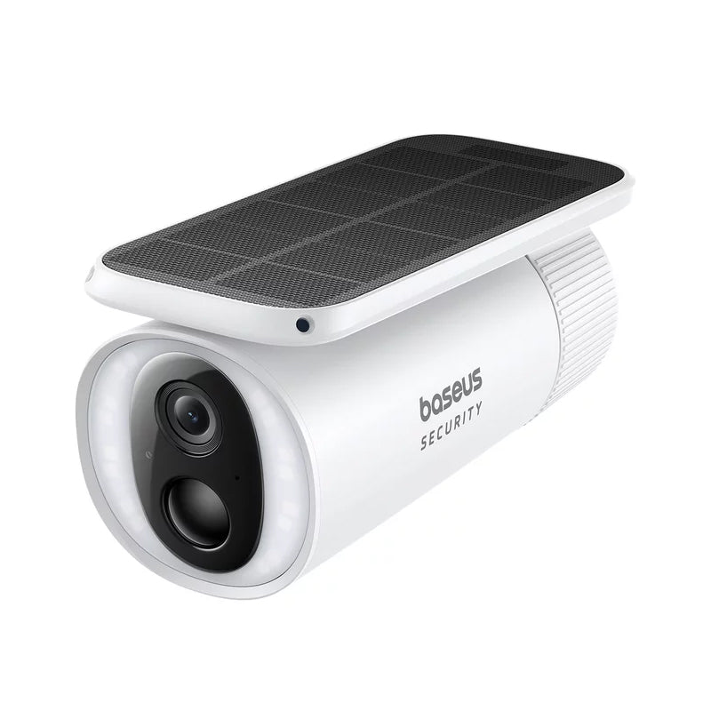 Caméra de Surveillance Baseus Solar S1, Wi-Fi, 2K, IP67, Panneau Solaire, Extérieur S0SW002130