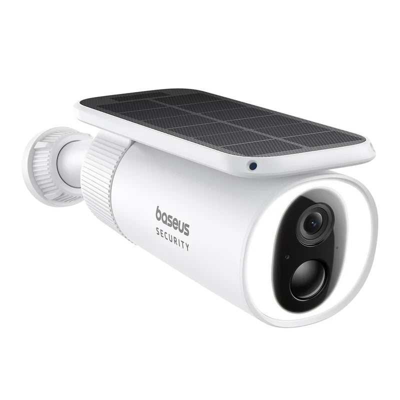 Caméra de Surveillance Baseus Solar S1, Wi-Fi, 2K, IP67, Panneau Solaire, Extérieur S0SW002130