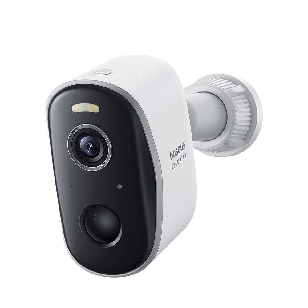 Caméra de Surveillance Baseus N1 Plus, Wi-Fi, 2K, IP67, Extérieur, Set 2 pièces, Blanche S0TW012131