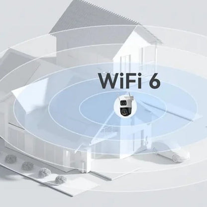 Imou Cruiser Dual 2 Pro Surveillance Camera, Wi-Fi, 2.5K + 2.5K, IP65, Outdoor, White IPC-S7XFP-8U0WED