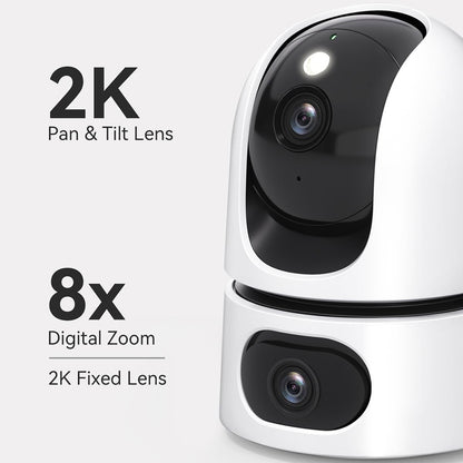 Caméra de Surveillance Imou Ranger Dual, Wi-Fi, 2.8K + 2.8K, Intérieur IPC-S2XP-10M0WED