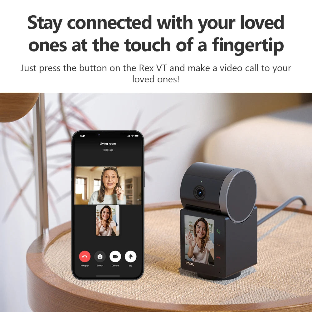 Imou Rex VT Pro Überwachungskamera, Wi-Fi, 3K, Innenbereich IPC-S2VBP-5M0WR