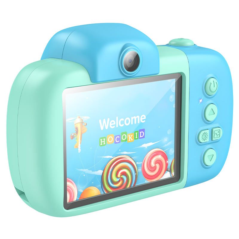 Digitalkamera HOCO DV201 Kids, 1080P, 2MP, Blau