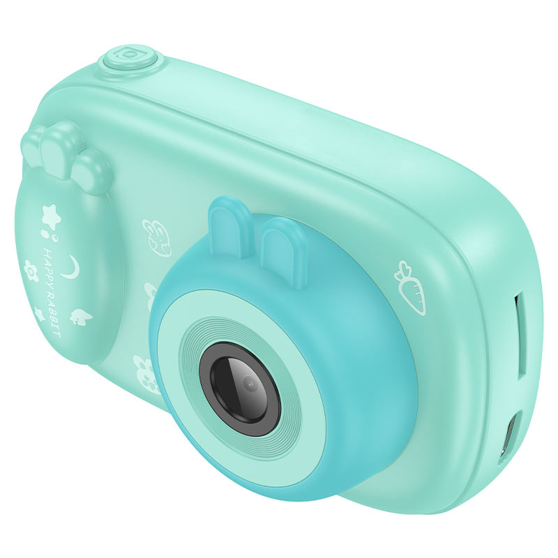 Appareil Photo Numérique HOCO DV205 Kids, 720P, 1MP, Bleu