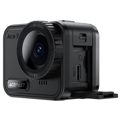 Sportkamera Acefast X1, 4K, Wi-Fi, Schwarz