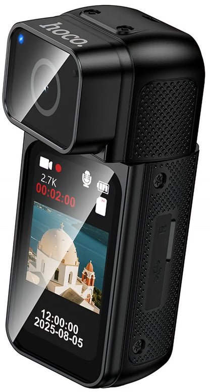 Caméra Sport HOCO DV105, 2.7K, Écran 1,47 pouce, Noire