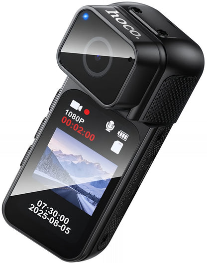 Caméra Sport HOCO DV105, 2.7K, Écran 1,47 pouce, Noire