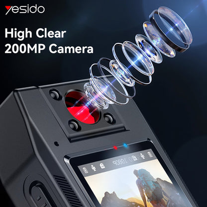 Caméra Sport Yesido KM25, 1080P, Écran 1.3 pouces, Noire