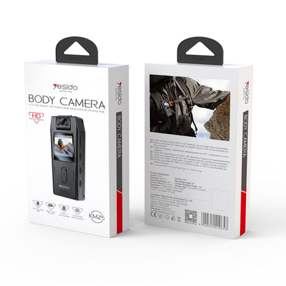 Caméra Sport Yesido KM25, 1080P, Écran 1.3 pouces, Noire